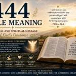 444 Bible Meaning: A Biblical and Spiritual Message of God’s Guidance