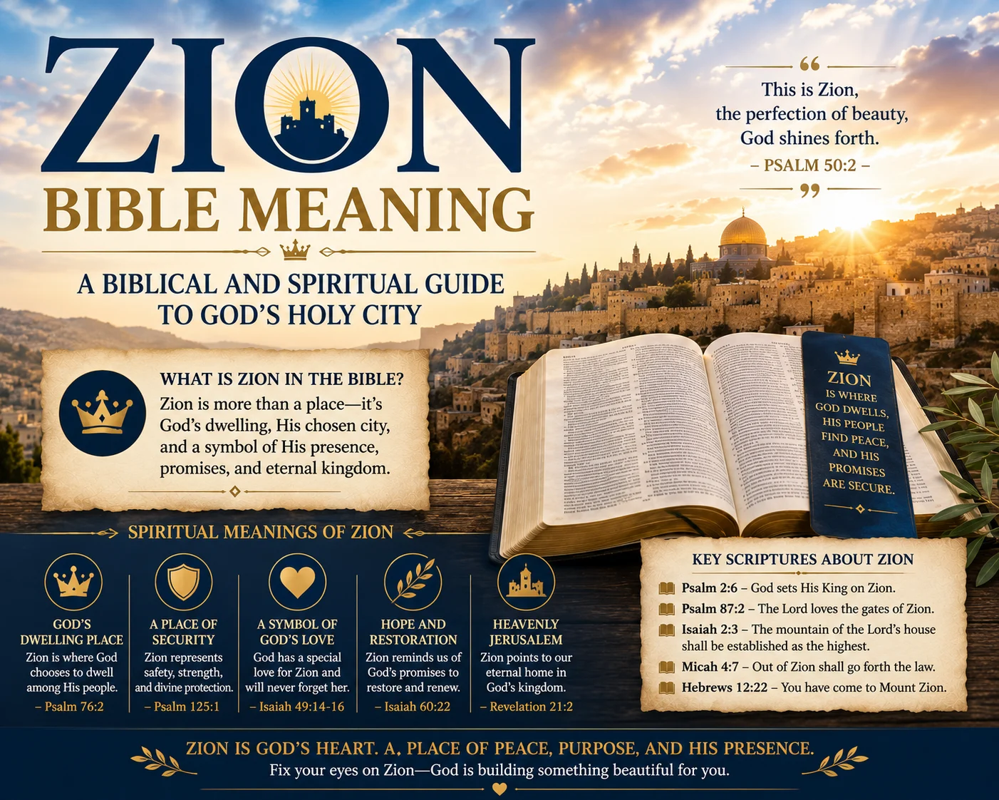 Zion Bible Meaning: A Biblical and Spiritual Guide to God's Holy City