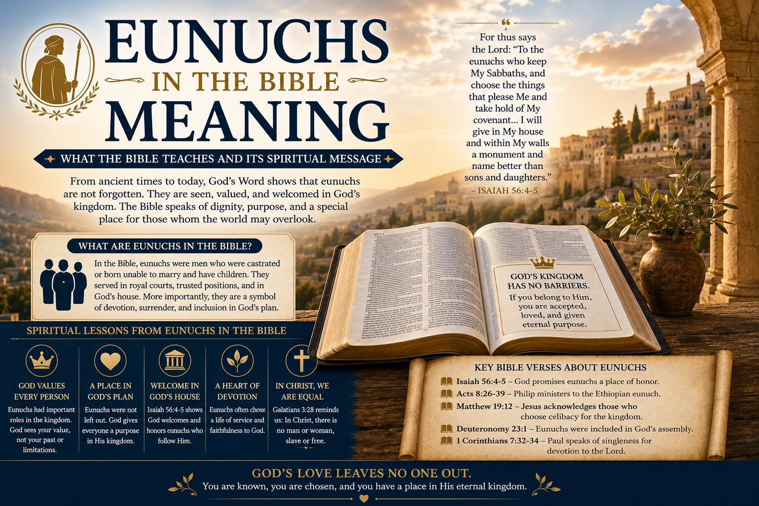 Eunuchs in the Bible Meaning: What the Bible Teaches and Its Spiritual Message