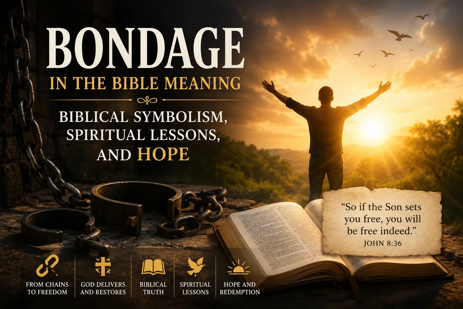 Bondage in the Bible Meaning: Biblical Symbolism, Spiritual Lessons, and Hope