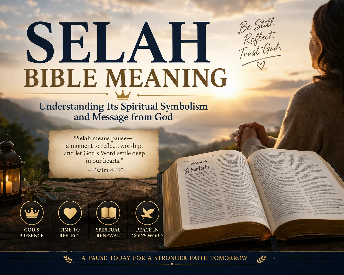 Selah Bible Meaning: Understanding Its Spiritual Symbolism and Message from God