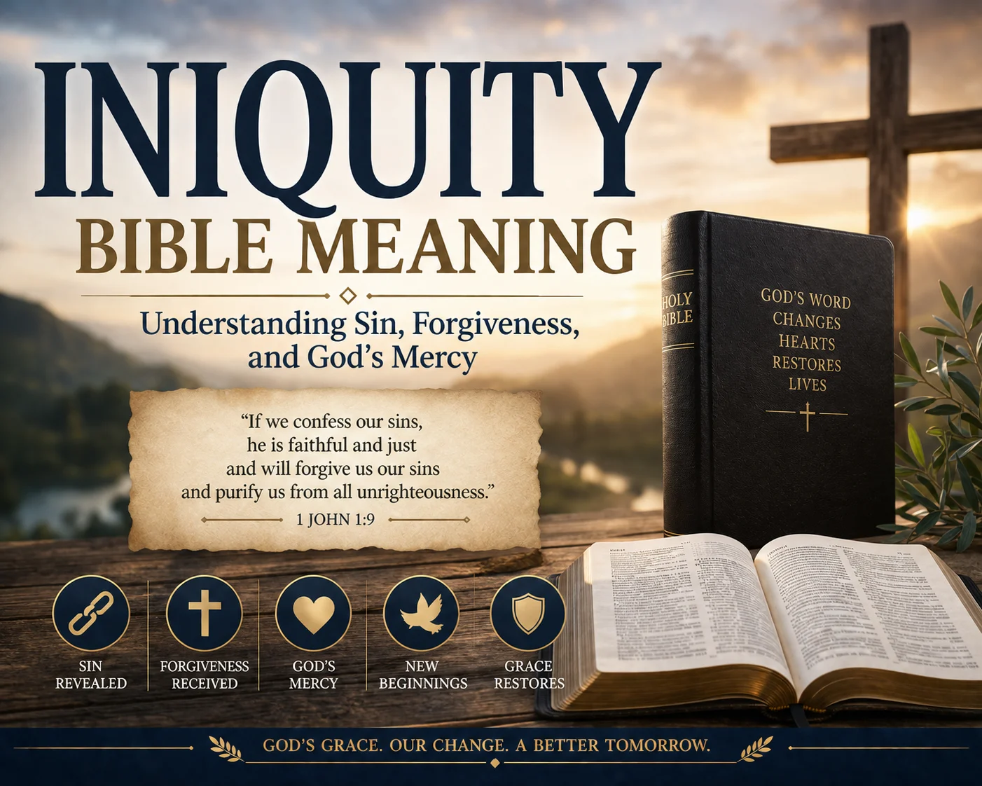 Iniquity Bible Meaning: Understanding Sin, Forgiveness, and God’s Mercy