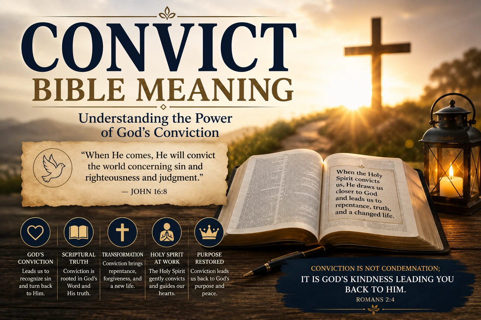 Convict Bible Meaning: Understanding the Power of God’s Conviction