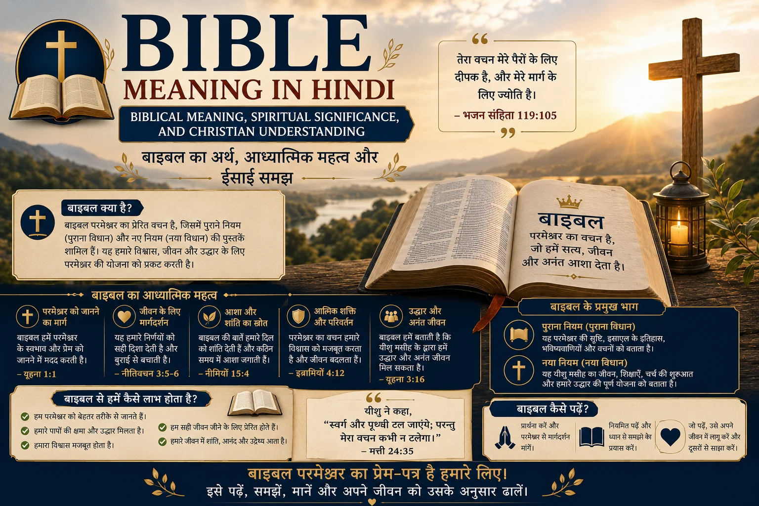 Bible Meaning in Hindi: Biblical Meaning, Spiritual Significance, and Christian Understanding