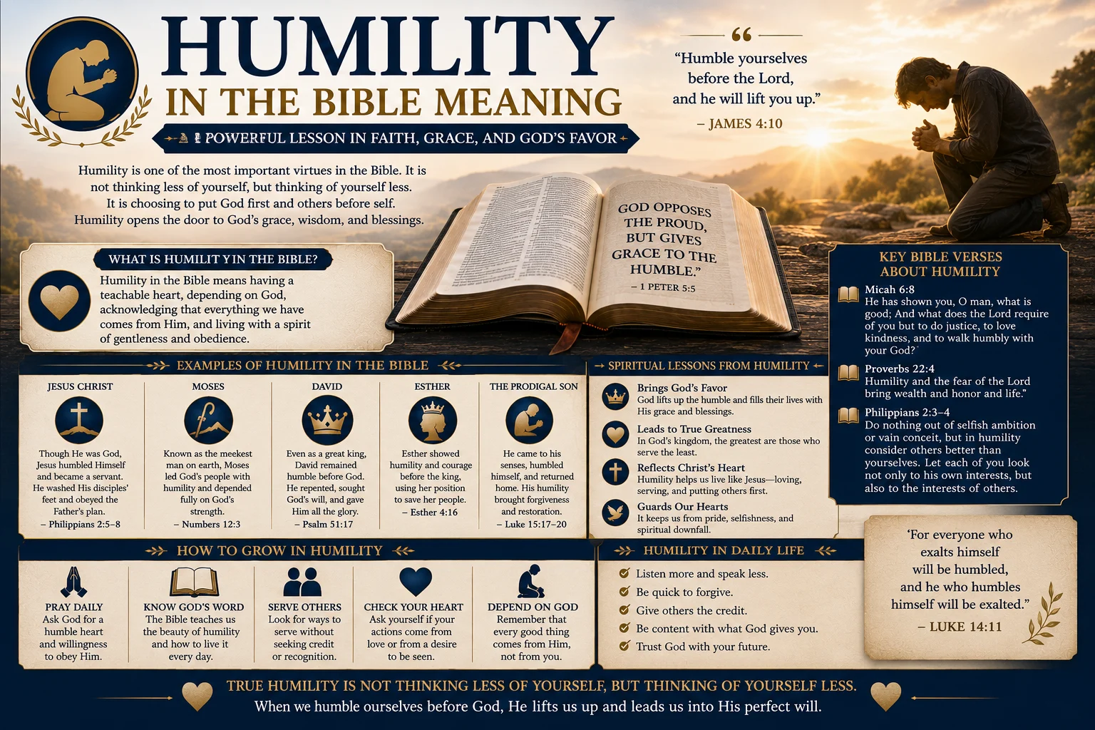 Humility in the Bible Meaning: A Powerful Lesson in Faith, Grace, and God's Favor