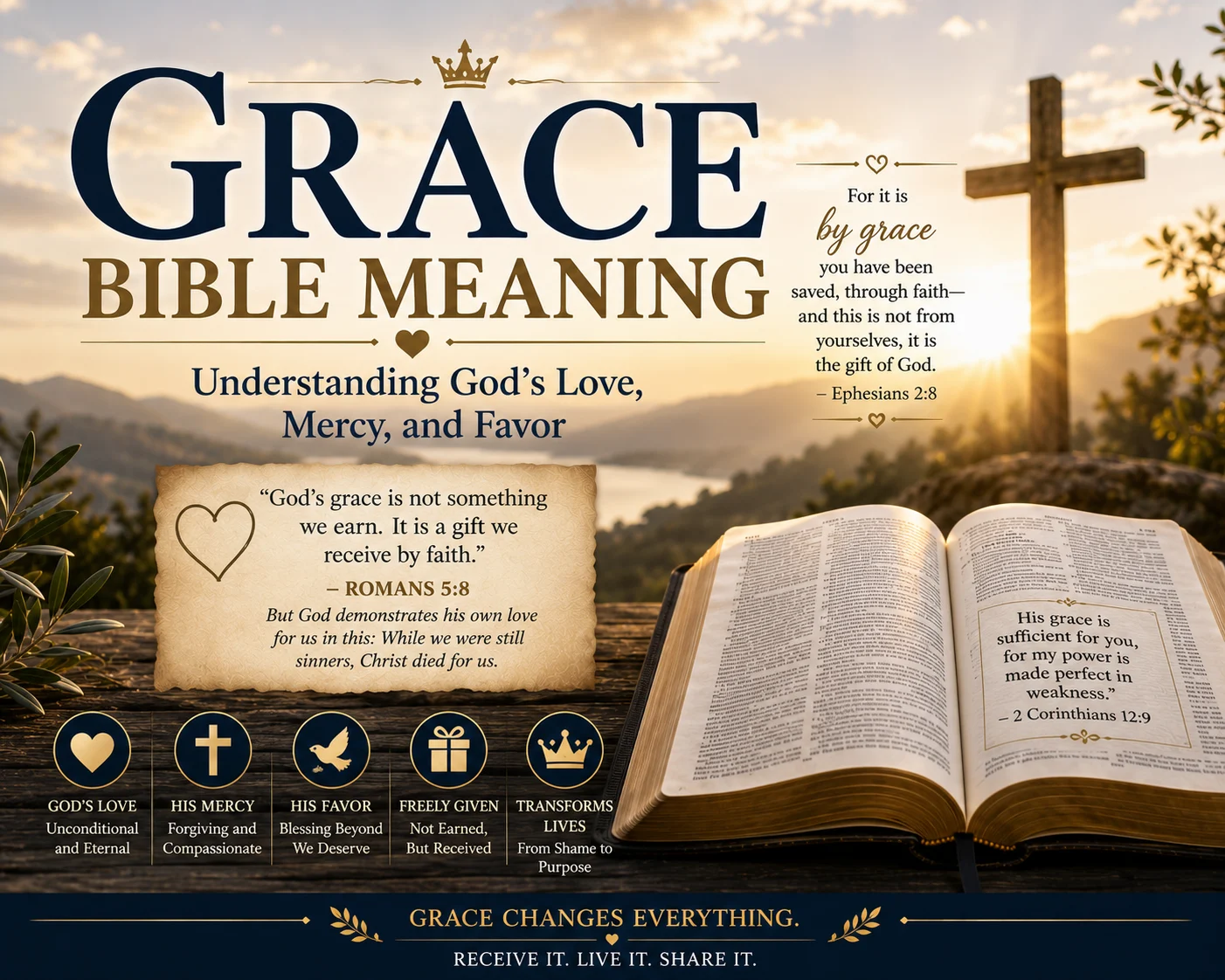 Grace Bible Meaning: Understanding God’s Love, Mercy, and Favor