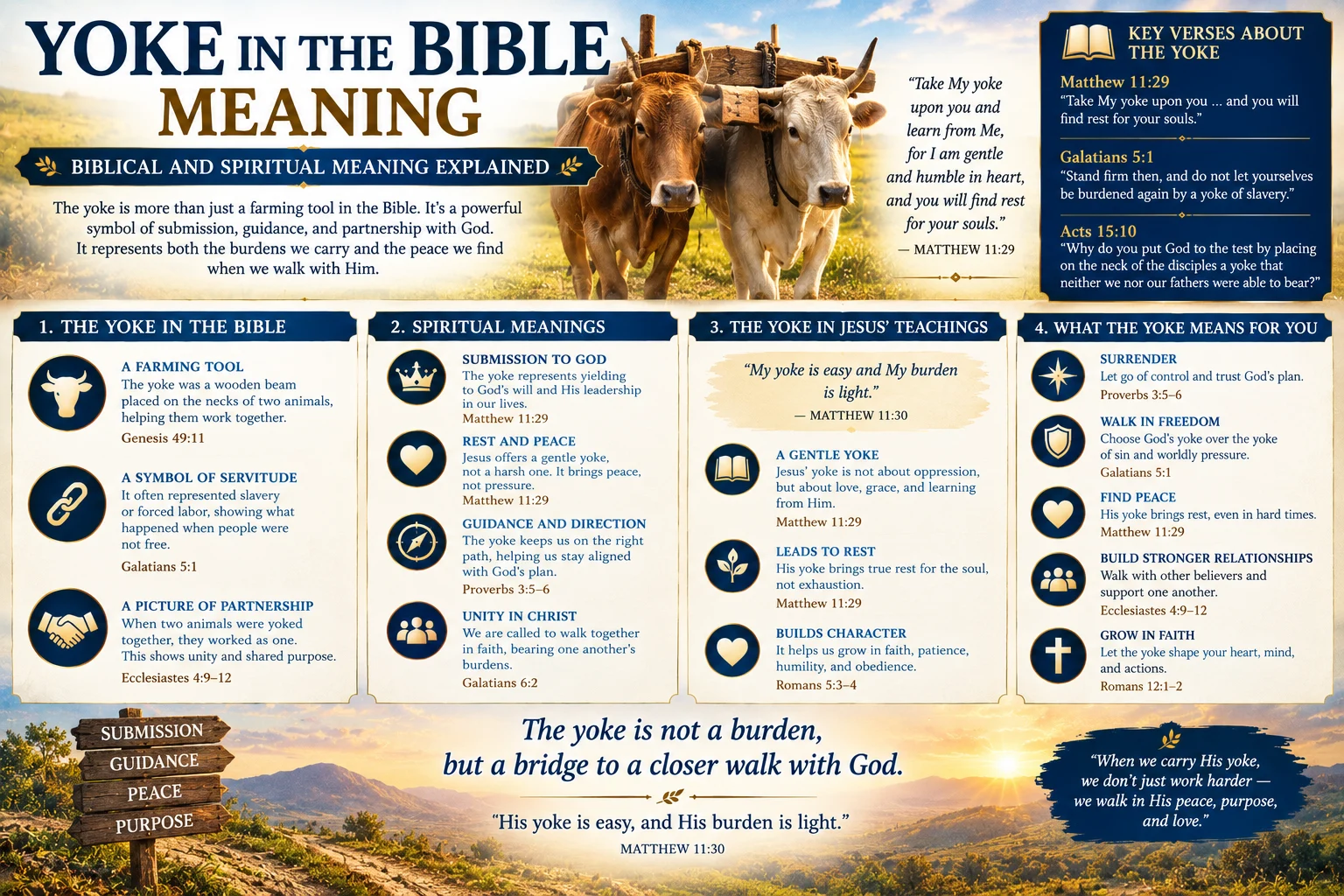 Yoke in Bible Meaning: Biblical and Spiritual Meaning Explained