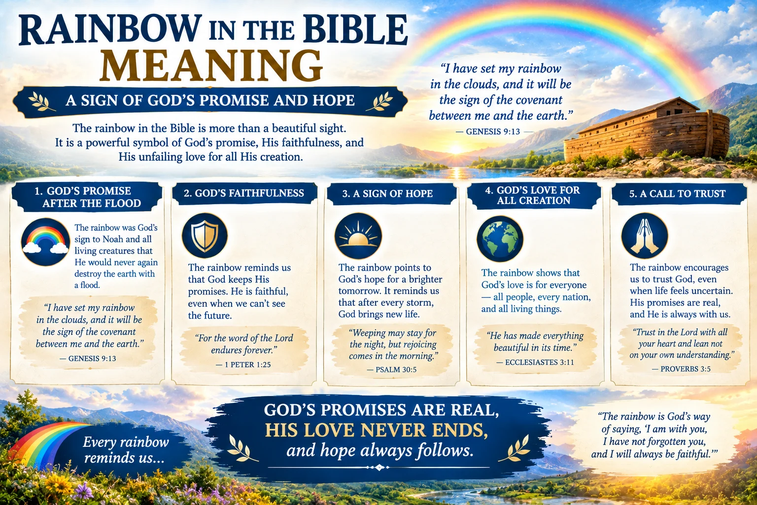 Rainbow in the Bible Meaning: A Sign of God’s Promise and Hope