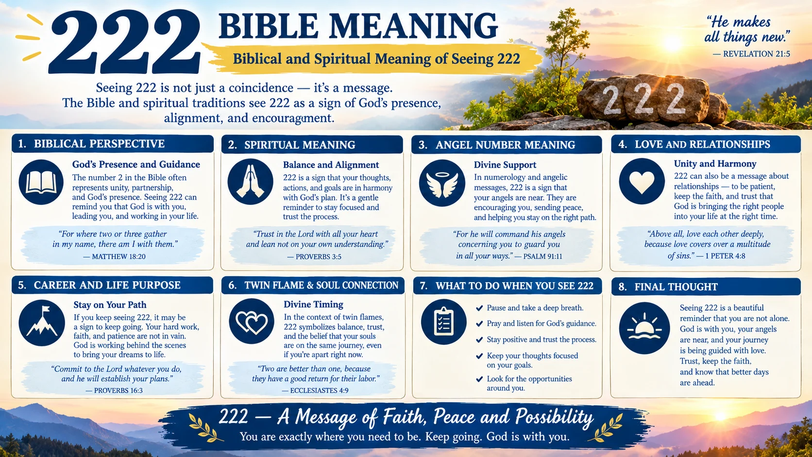 222 Bible Meaning: Biblical and Spiritual Meaning of Seeing 222