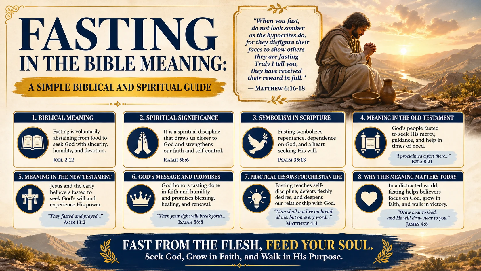 Fasting in the Bible Meaning: A Simple Biblical and Spiritual Guide