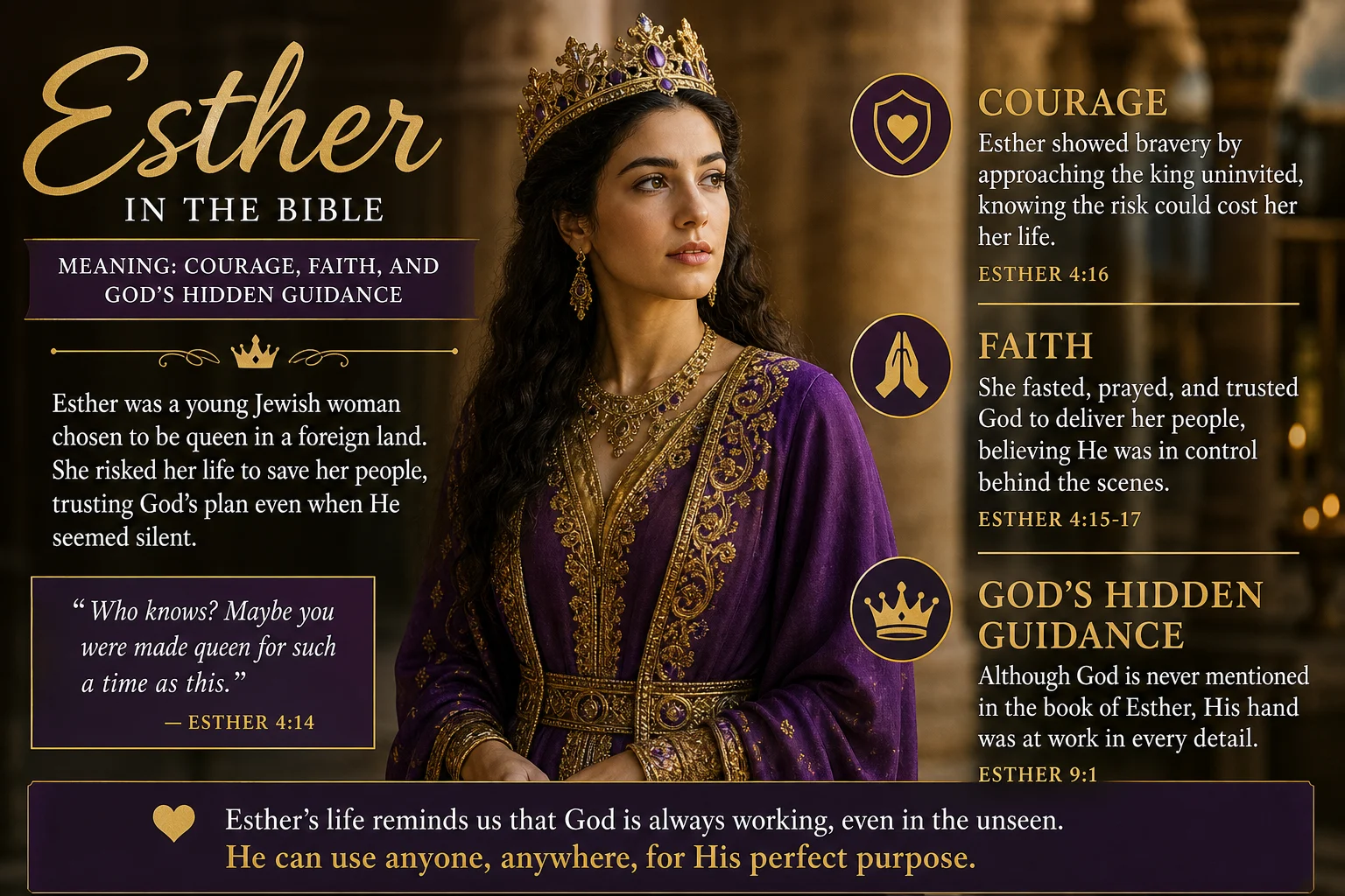 Esther in the Bible Meaning: Courage, Faith, and God’s Hidden Guidance